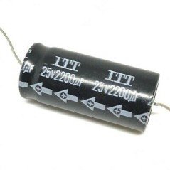 2200UF 25V Axial Electrolytic Capacitor ITT