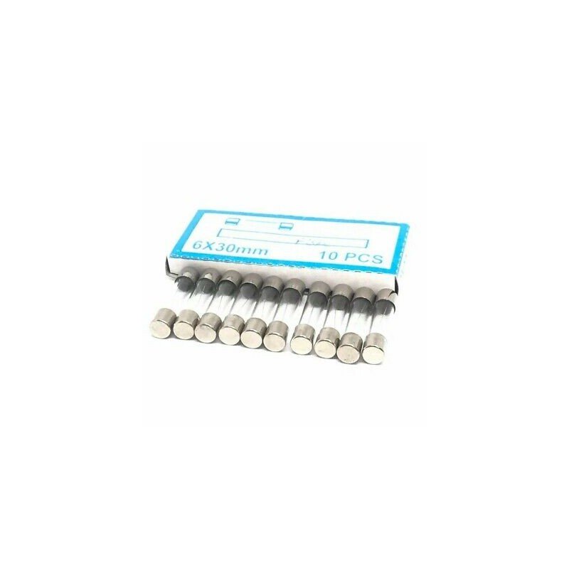 1A Quick Blow Fast Acting Glass Fuse 6x30mm QTY:10