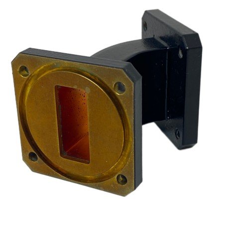 WR112 WR-112 UBR-PBR Waveguide 45 Degree Angle Fixed Transistion Line Adapter