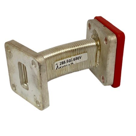 WR62 WR-62 SEMI FLEX UBR-UBR WAVEGUIDE TRANSITION LINE LAMBDA