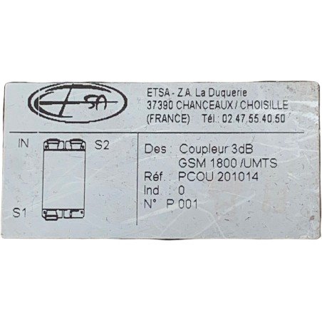 Directional Coupler GSM1800/DCS/UMTS 7/16 ETSA PCOU201014