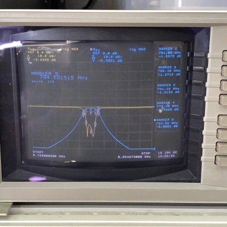 Band Pass Filter DTV UHF 7/16 781-791Mhz CH60