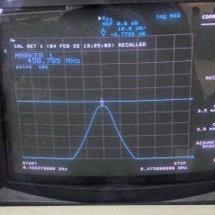 450Mhz Band Pass Filter 4 Poles Helical SMA PFLR102006 450-451.5Mhz