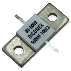 RF Dummy Load Stripline Resistor Hybrid BeO 500W 100Ohm DC-500MHZ 39-0063 DICONEX