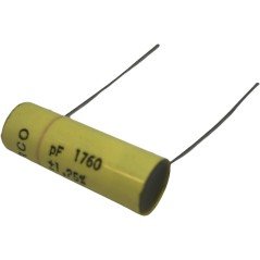 1760pF 1.796nF 1000V 1kV 1.25% Radial Polystyrene Film Capacitor Arcotronics