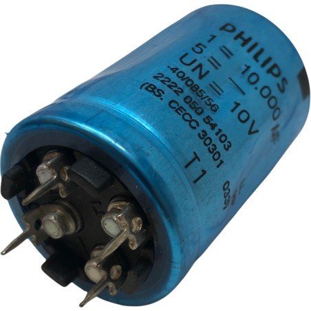 10000uF 10V Radial Electrolytic Capacitor 222205054103 Philips