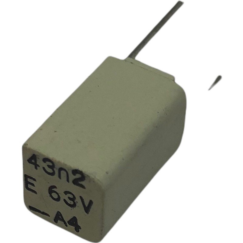 43.2nF 43n2 63V MYB Radial Metallized Film Capacitor Mce