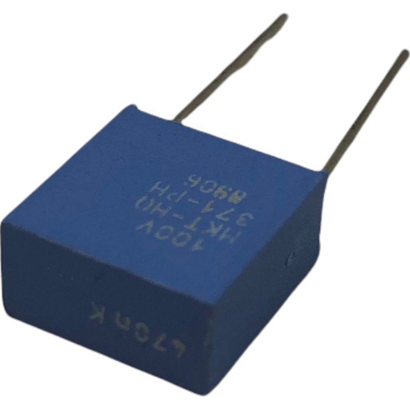 0.47uF 470nF 100V Radial Metallized Film Capacitor 371-PH MKT-HQ Philips