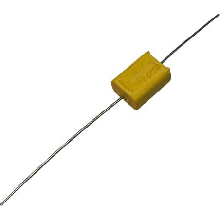 0.22uF 220nF 100V 10% Axial Metallized Polycarbonate Film Capacitor 341MC-WA9 Philips