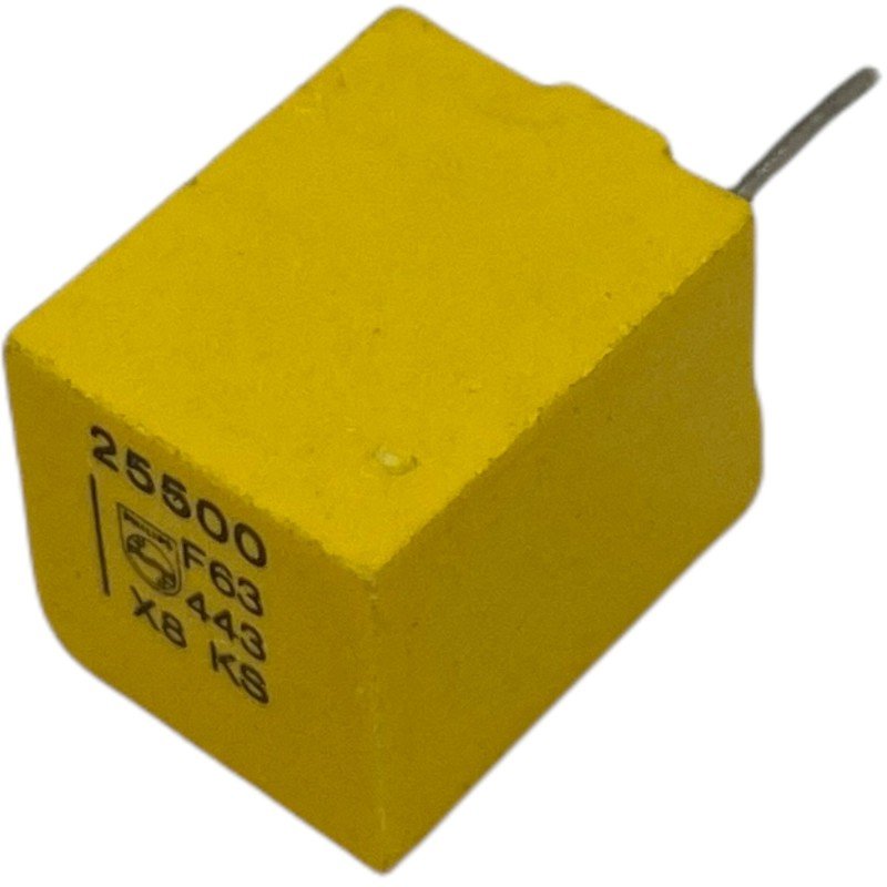 25500pF 25.5nF 63V 1% Radial Film Capacitor 222244342553 Philips