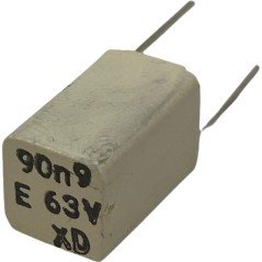 90.9nF 90900pF 63V 1% Radial Film Capacitor MYB MCE