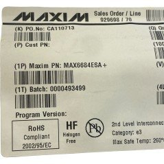 MAX6684 MAX6684ESA Maxim Integrated Circuit