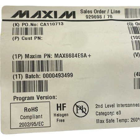 MAX6684 MAX6684ESA Maxim Integrated Circuit