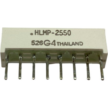 HLMP-2550 LED Bars and Arrays Green Light Bar 2.2V 572nm 50mcd Avago