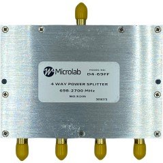 D4-69FF Microlab Power Splitter Combiner 4-Way 698-2700MHZ SMA(f)