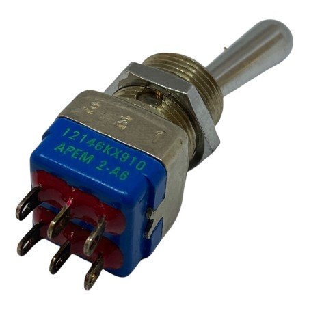 Apem 12146KX910 2-A6 Toggle Switch