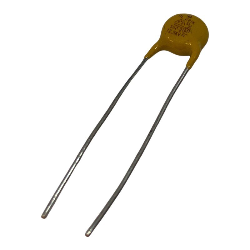 Ceramic High Voltage Capacitor 220pF 2500V 2.5kV Radial 560-2 DVE