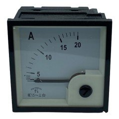 0-20A Analog Panel Meter Ammeter Faithful FE-72 72x72mm