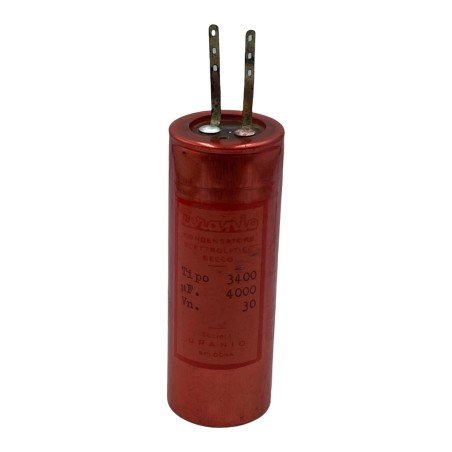 4000uF 30V Electrolytic Capacitor Model-3400 Uranio 100x36mm