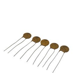 82pF 1000V 1KV Radial Ceramic Disc Capacitor Erie Qty:5