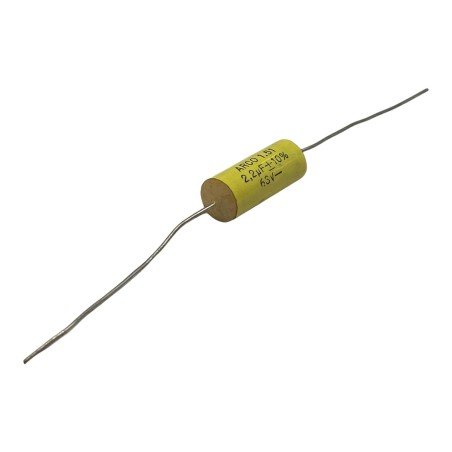 2.2uF 2200nF 63V 10% Axial Film Capacitor 1.51 Arcotronics 20x8.5mm