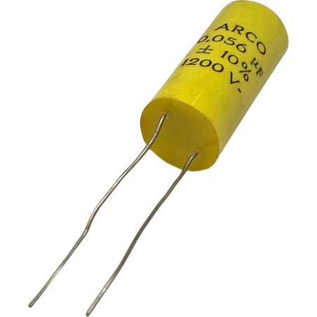 0.056uF 56nF 1200V 1.2KV 10% Radial Film Capacitor Arcotornics 32x14mm