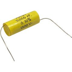 0.056uF 56nF 1200V 1.2KV 10% Axial Film Capacitor Arcotornics 32x14mm