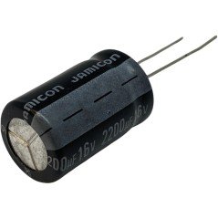 2200uF 16V Radial Electrolytic Capacitor Jamicon 21.5x13.5mm