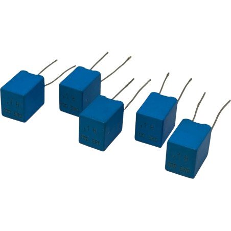 0.1uF 100nF 100V 2.5% Radial Film Capacitor MKP1837 ERO 10x7.5x8.5mm Qty:5