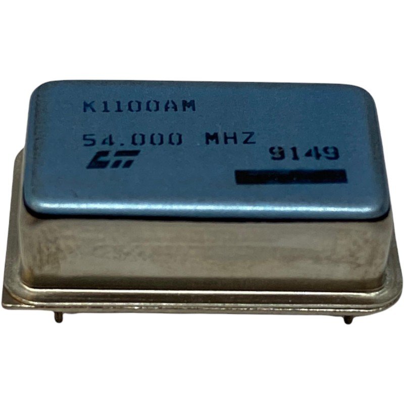 54MHz 4 Pin Crystal Oscillator Clock K1100AM 20.3x12.7mm