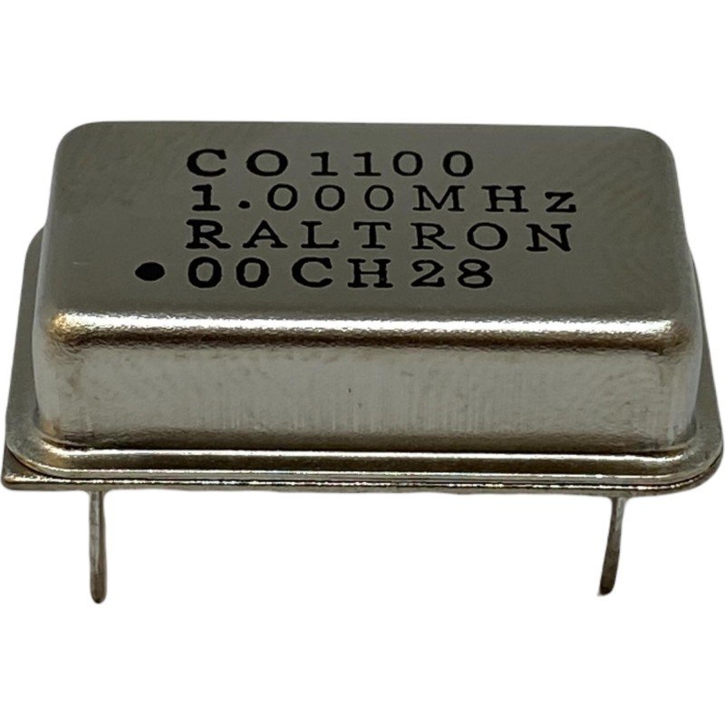 1MHz 4 Pin Crystal Oscillator Clock CO1100 Raltron 20.3x12.7mm