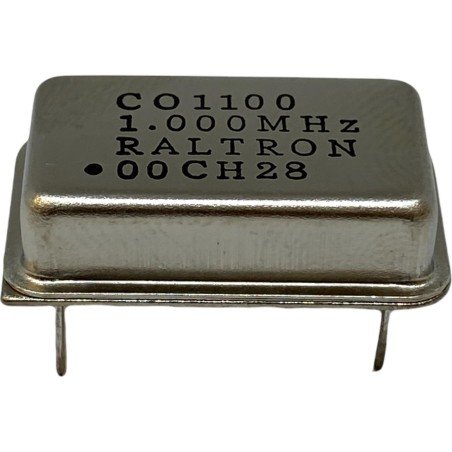 1MHz 4 Pin Crystal Oscillator Clock CO1100 Raltron 20.3x12.7mm