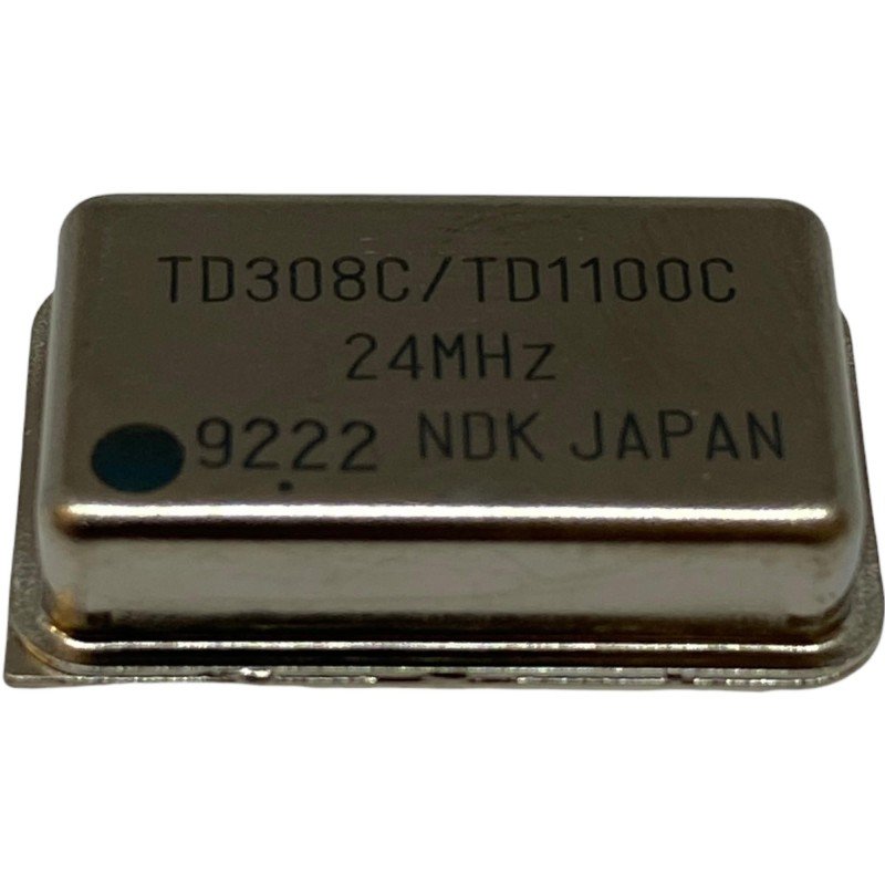 24MHz 4 Pin Crystal Oscillator Clock TD308C/TD1100C NDK 20.3x12.7mm