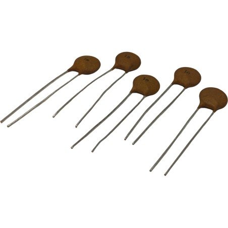 1nF 1000pF 100V Radial Ceramic Capacitor Qty:5