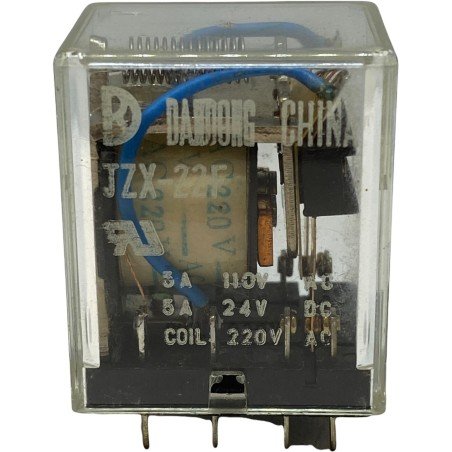 JZX-22F DanJong 8 Pin Relay 110Vac/5A 24Vdc/5A