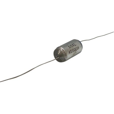 45.5nF 45500pF 160V 1% Axial Polystyrene Film Capacitor 45500H Mial 20x10mm