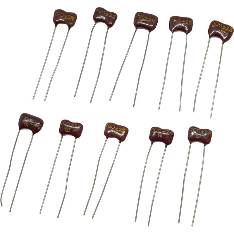 100pF 500V 2% Silver Mica Capacitor Qty:10