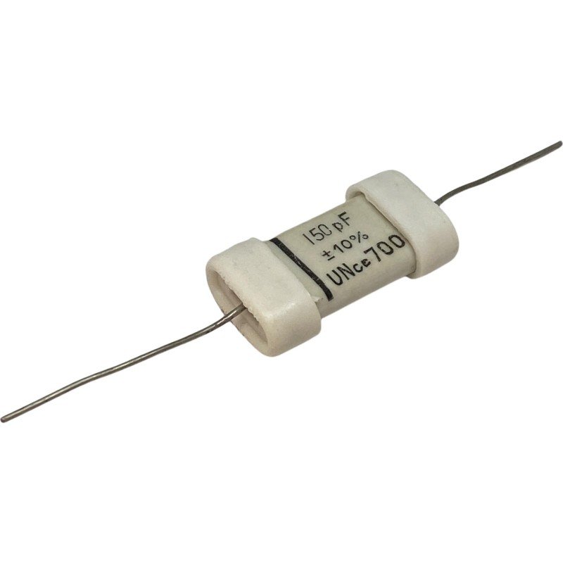 150pF 700V 10% Axial Silver Mica Capacitor 36.5x12.5mm