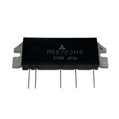 M68703HA MITSUBISHI RF POWER MODULE 440-470MHz, 12.5V, 50W, FM MOBILE RADIO