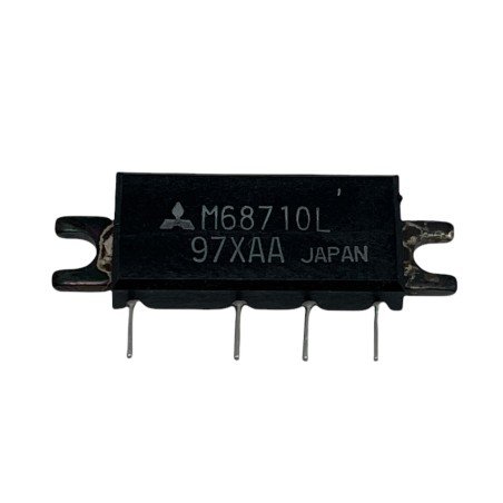 M68710L MITSUBISHI RF POWER MODULE  400-430MHz, 6V, 2W, FM PORTABLE RADIO