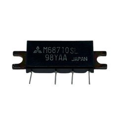 M68710SL MITSUBISHI RF POWER MODULE  350-380MHz, 6V, 2W, FM PORTABLE RADIO