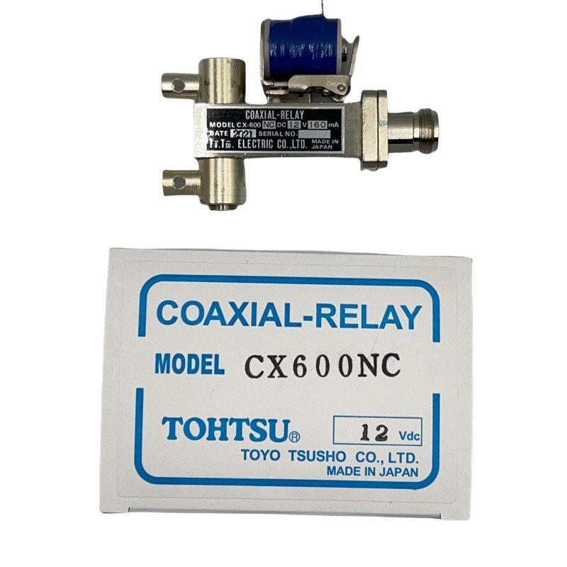 CX600NC CX600NC Tohtsu SPDT Coaxial Relay RF Switch 12VDC