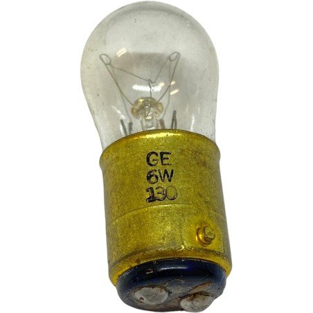 GE 6S6DC 130V 6W Light Bulb Lamp 43x19mm