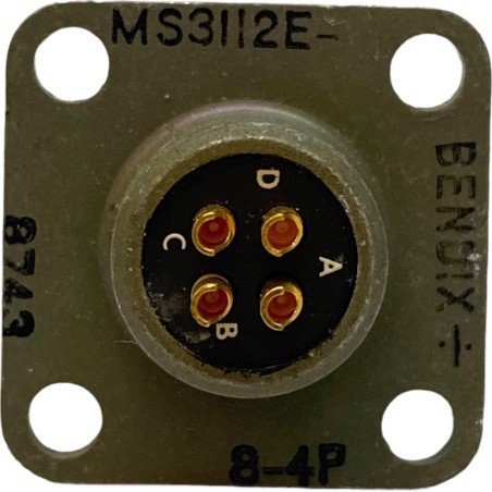 MS3112E-8-4P Bendix Circular Mil Spec Connector