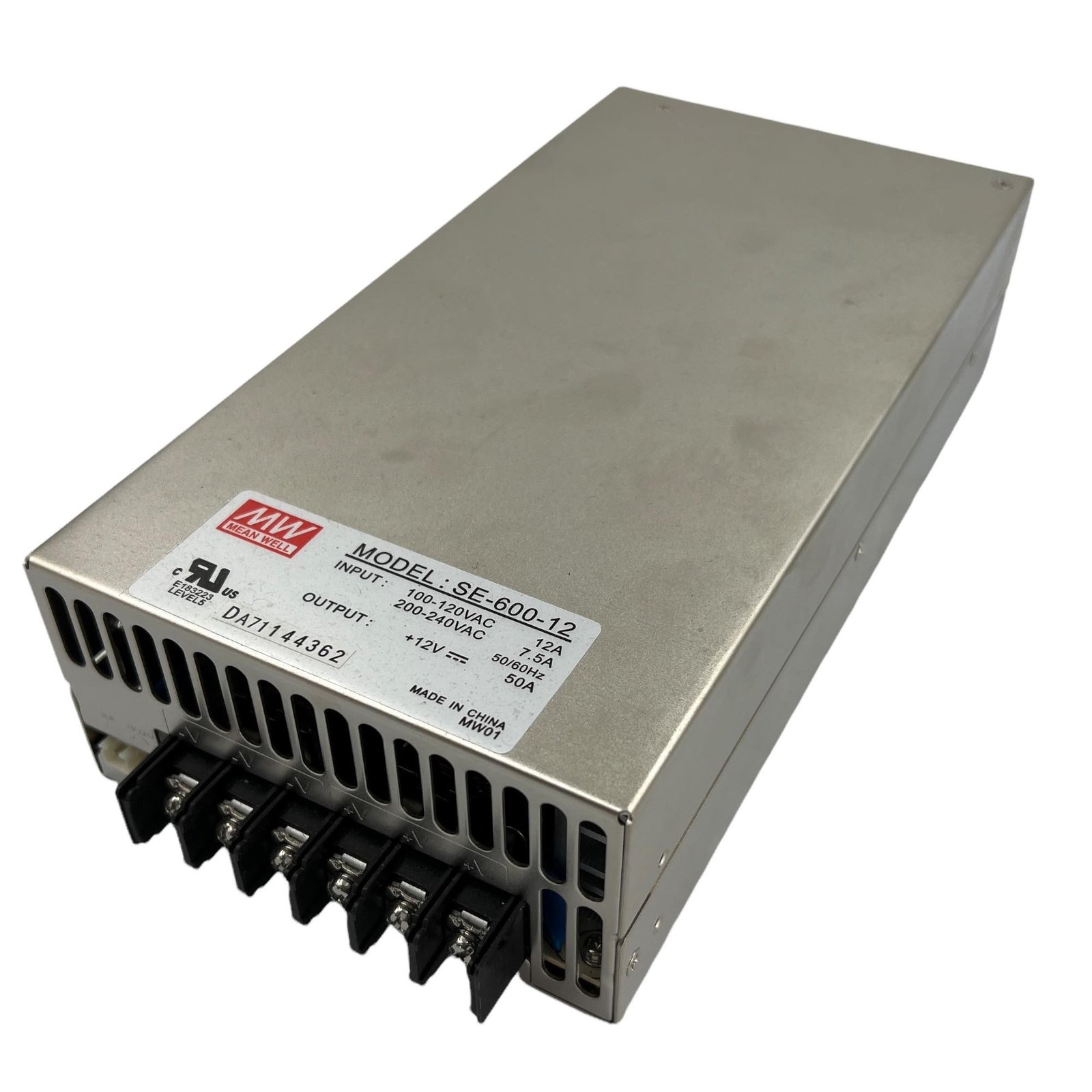 SE-600-12 MEAN WELL 12V 600W SWITCHING POWER SUPPLY | eBay