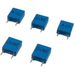 0.015uF 15nF 400V Radial Film Capacitor Arcotronics 7.25x8x3.25mm Qty:5