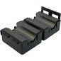 Black Ferrite Cable Clamp For RG213/U 33x32x30mm