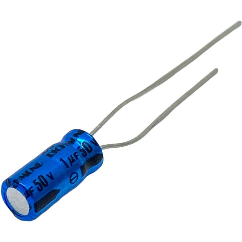 1uF 50V Radial Electrolytic Capacitor 15-V Richmond 11.5x5mm