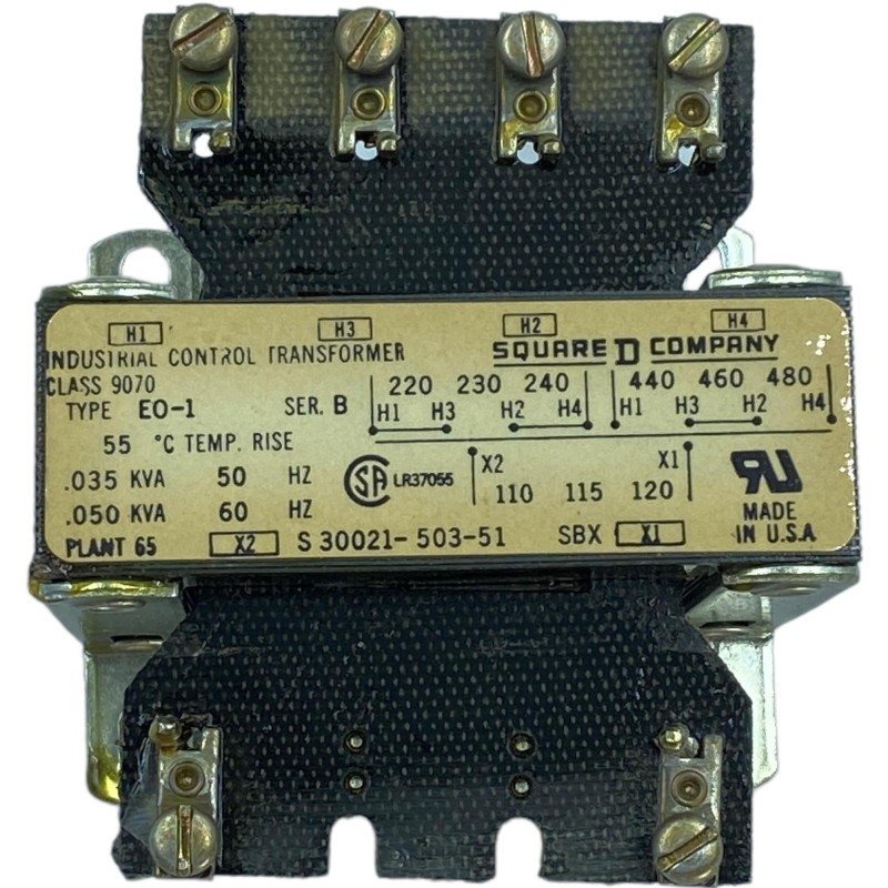 9070 EO-1 Square D Industrial Control Circuit Transformer 83161