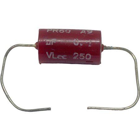 0.1uF 100nF 250V Axial Film Capacitor PR60 21x12mm